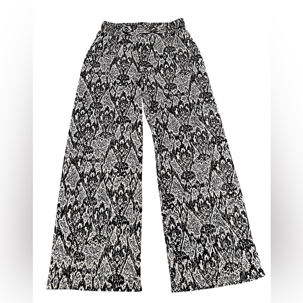 IMAN Global Chic Palazzo Wide Leg Pants Size S Short